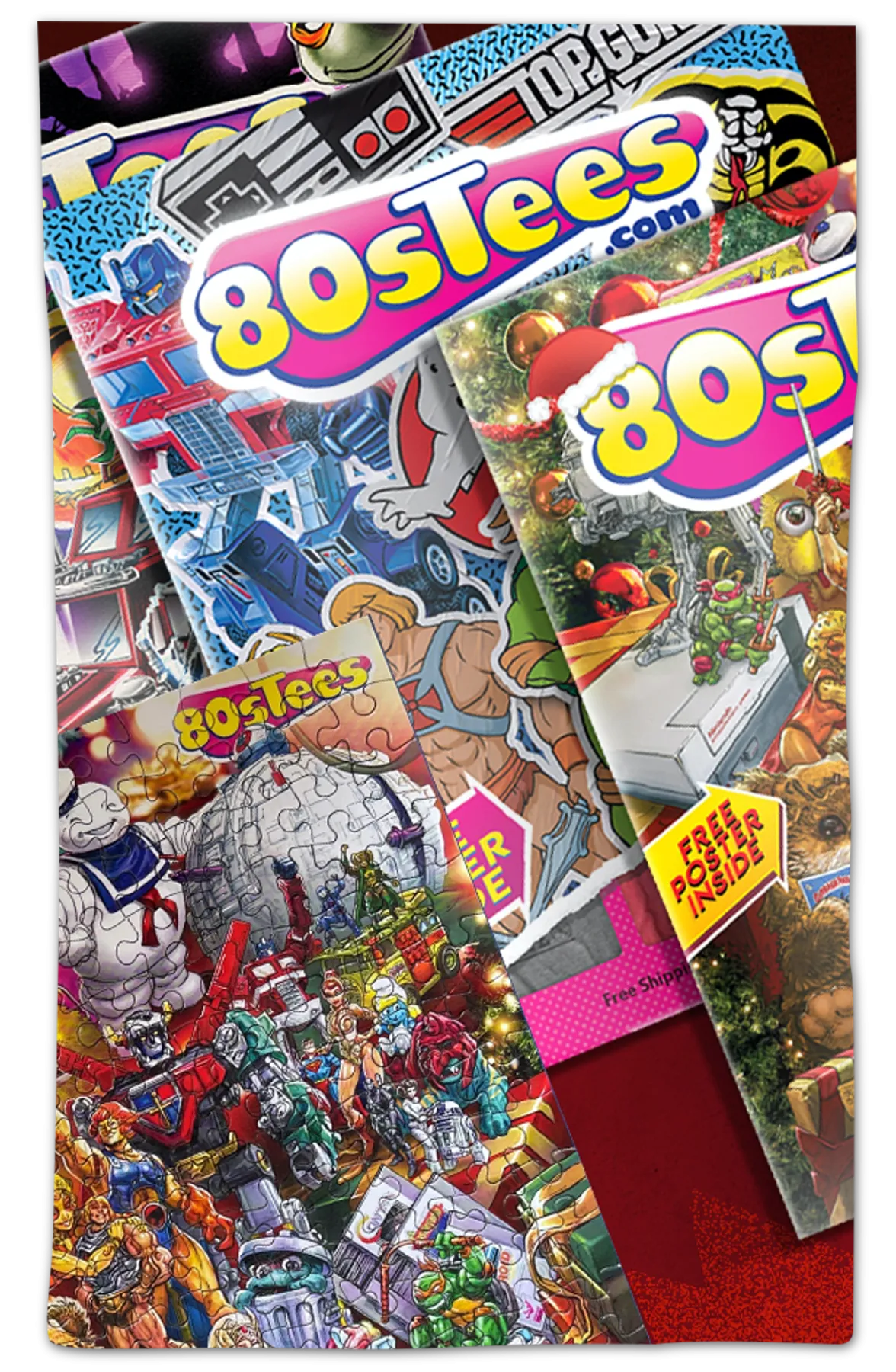 80sTees.com Puzzle And 3 Catalogs Bundle