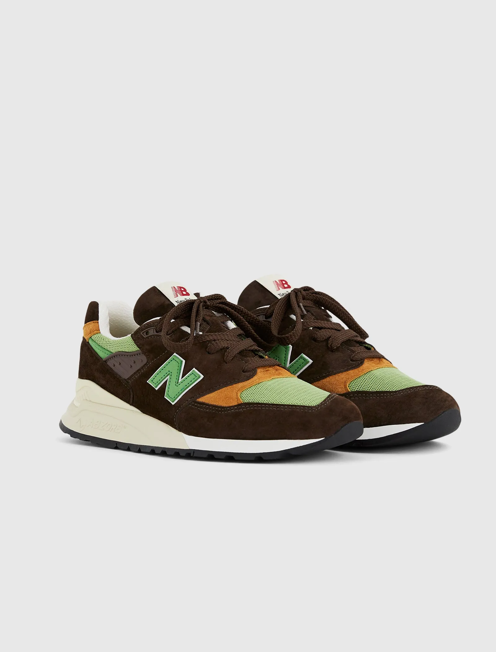 998 MADE IN USA BROWN