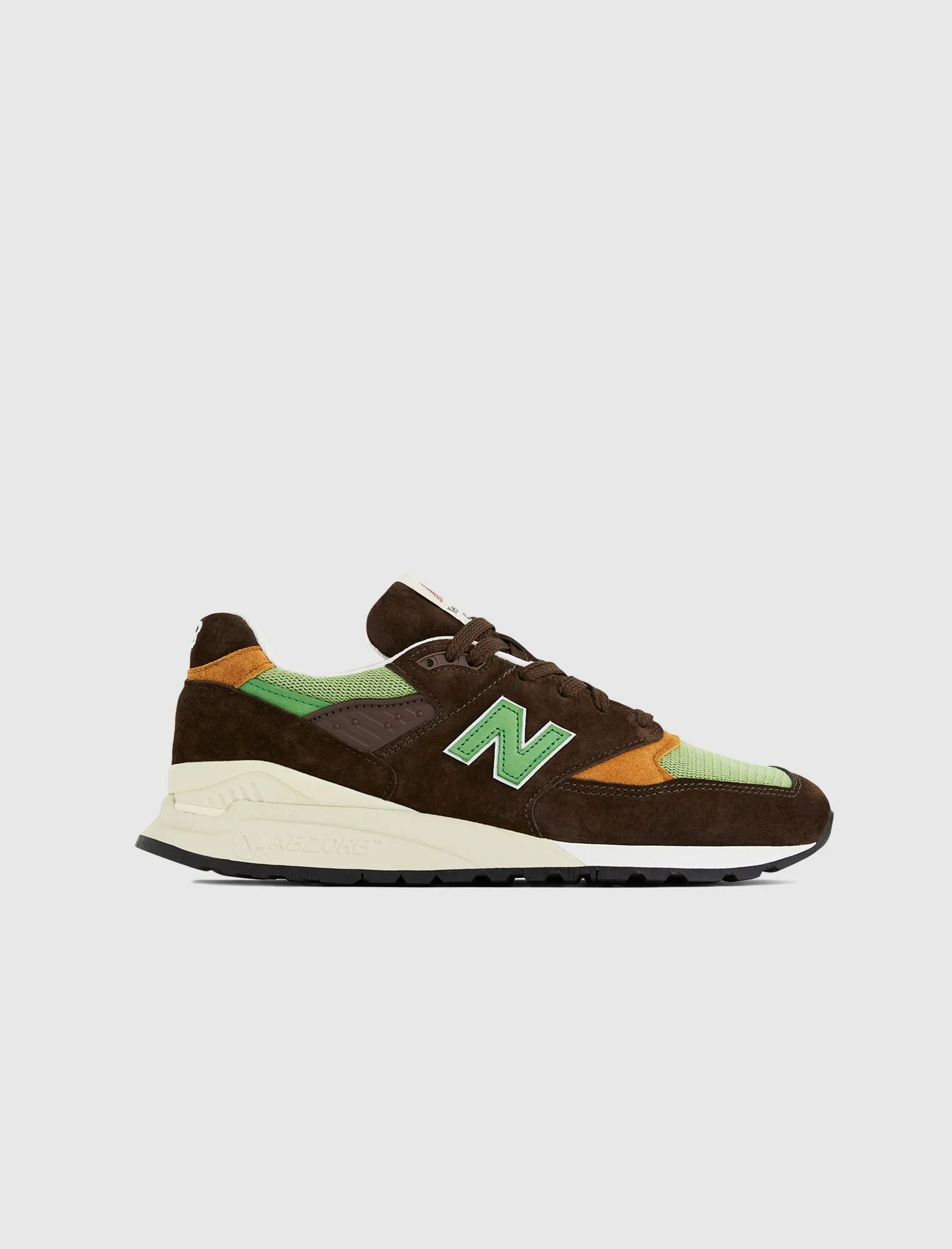 998 MADE IN USA BROWN