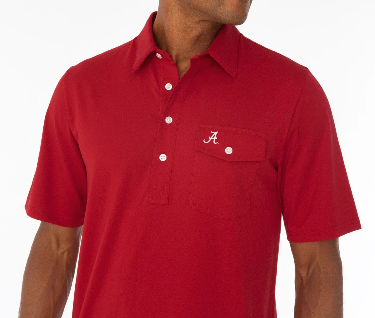 Alabama - Coach's Performance Players Shirt - A - Crimson