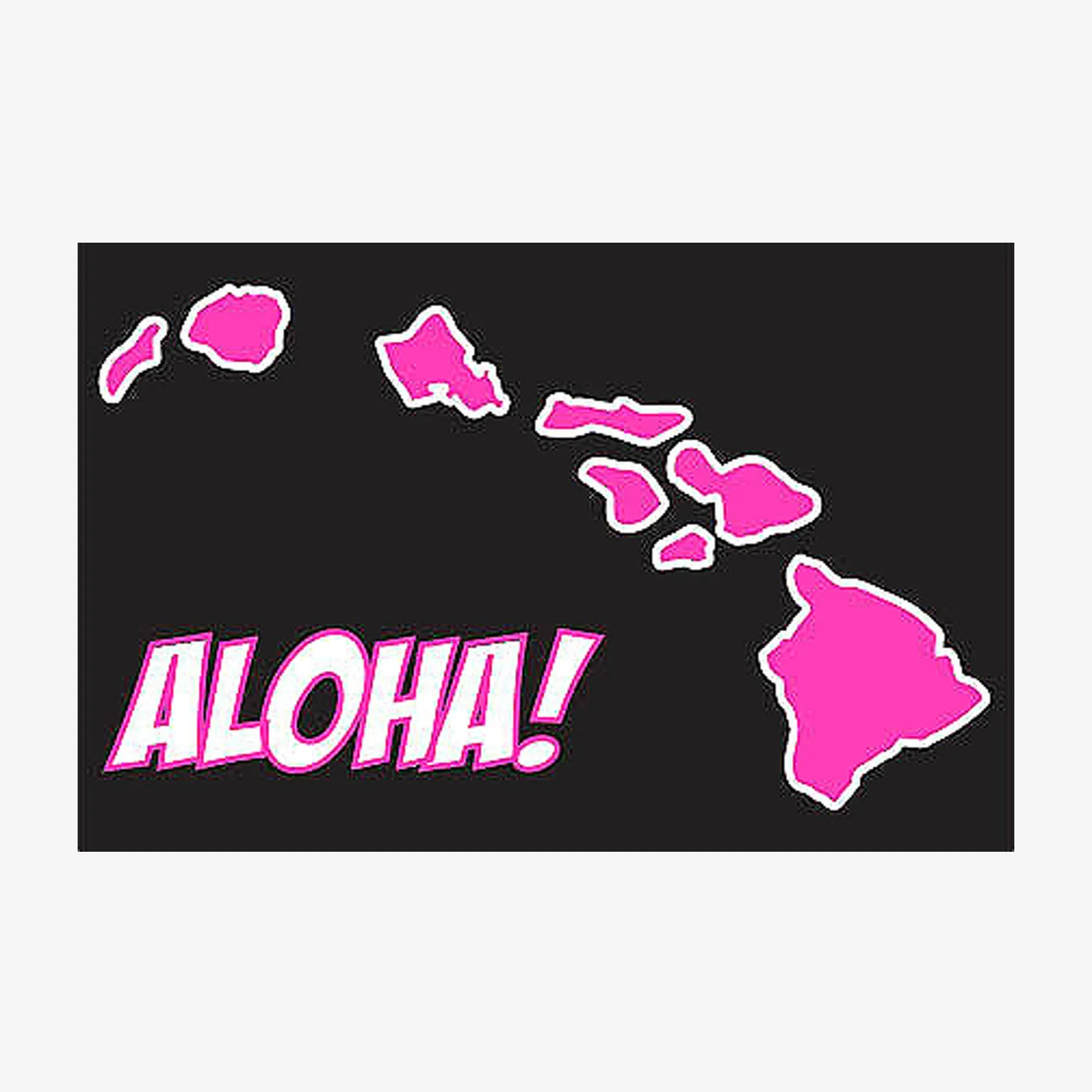 Aloha Hawaiian Islands Sticker