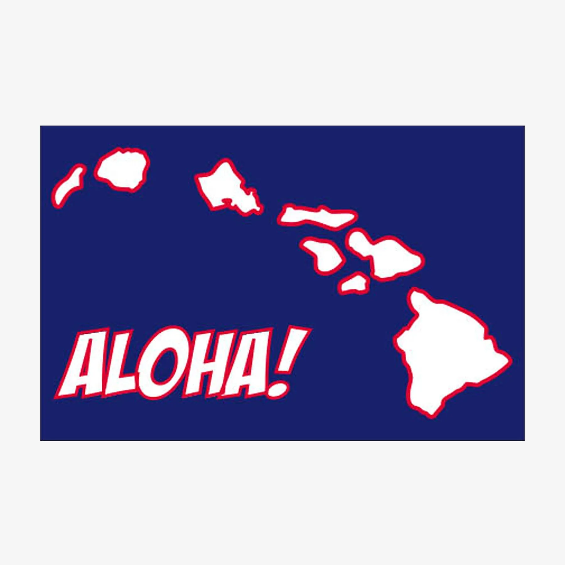 Aloha Hawaiian Islands Sticker