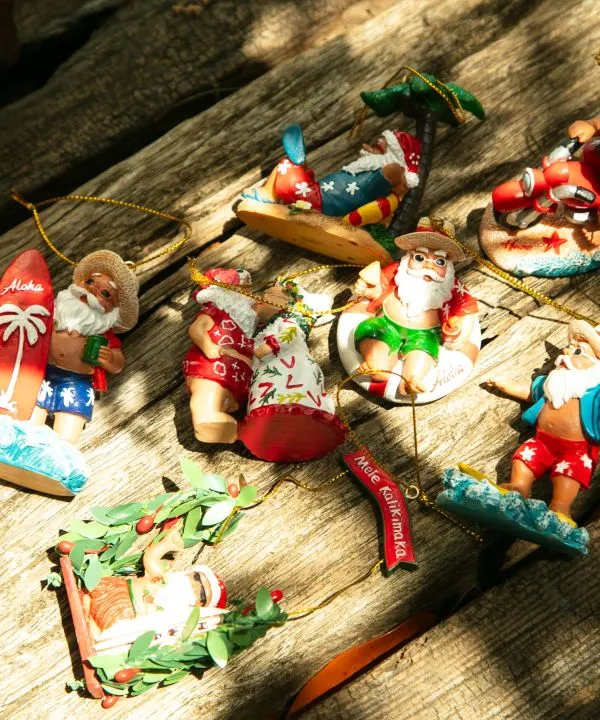 Aloha Santa Claus Ornament