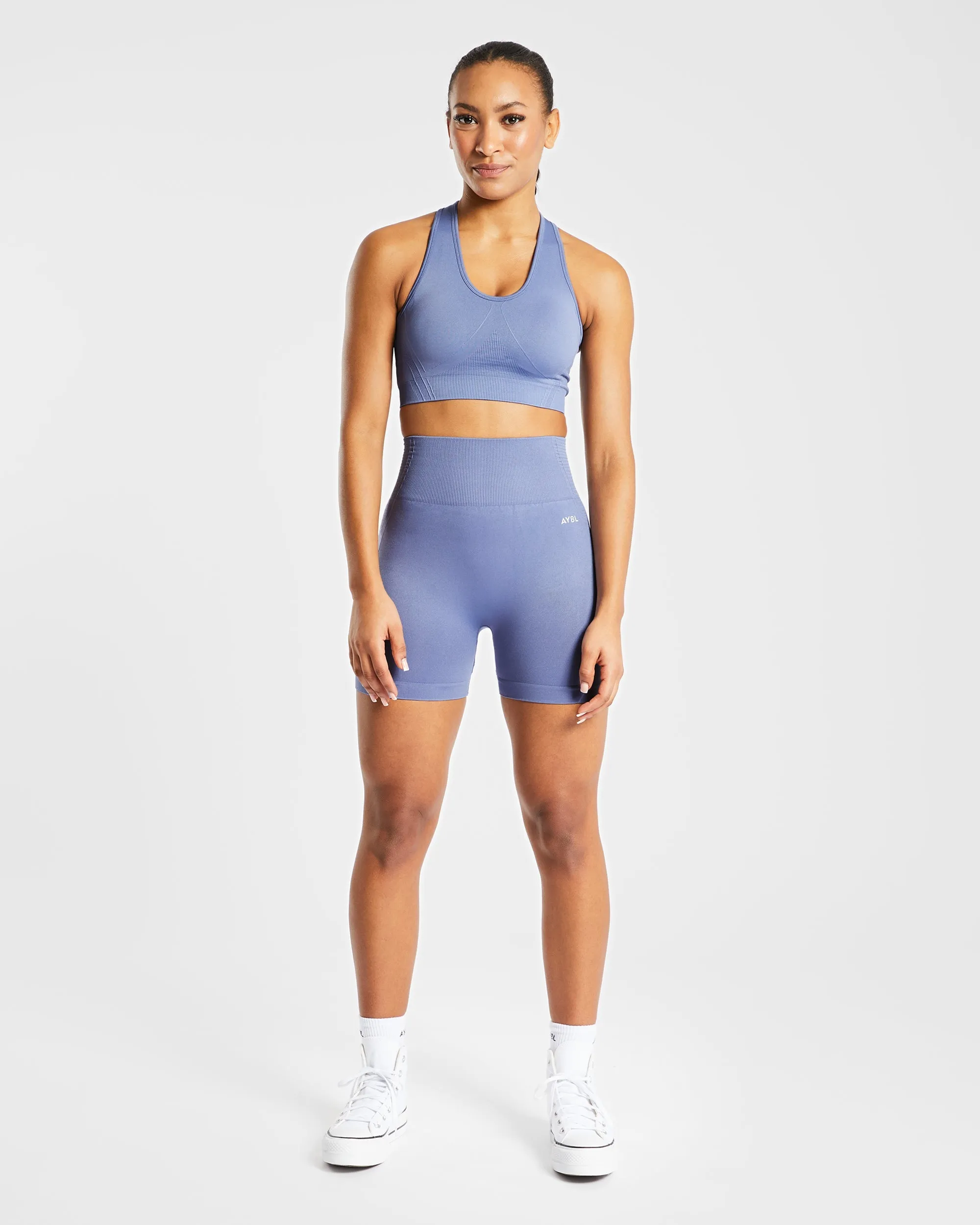 Balance V2 Seamless Shorts - Steel Blue