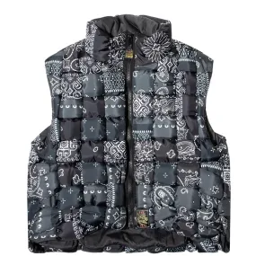 BANDANA PRINT NYLON KEEL-WEAVING VEST