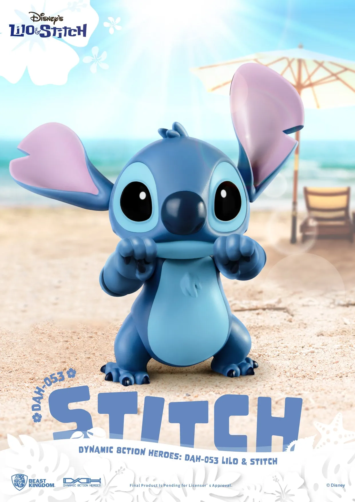 Beast Kingdom DAH-053 Disney Lilo & Stitch: Stitch 1:9 Scale Dynamic 8ction Heroes Action Figure