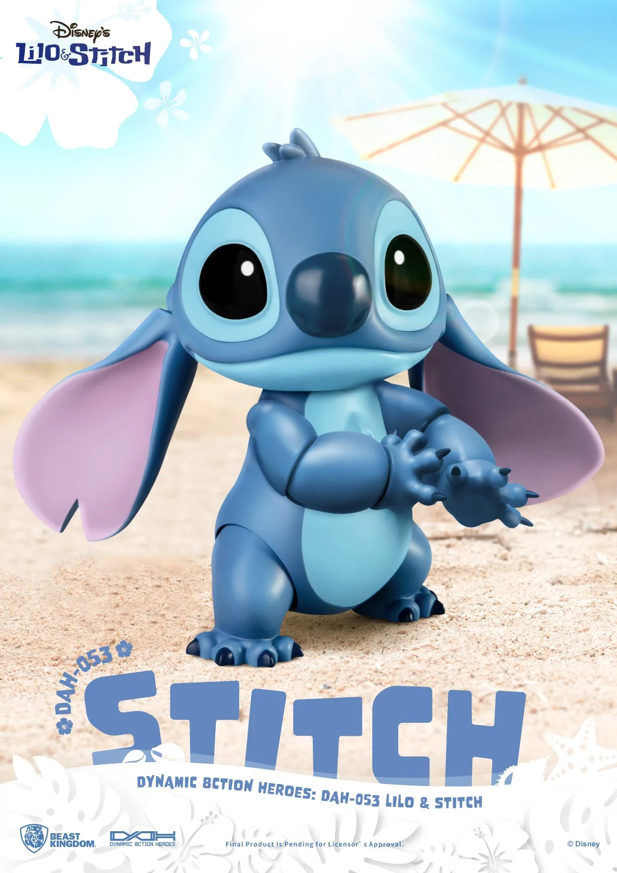 Beast Kingdom DAH-053 Disney Lilo & Stitch: Stitch 1:9 Scale Dynamic 8ction Heroes Action Figure