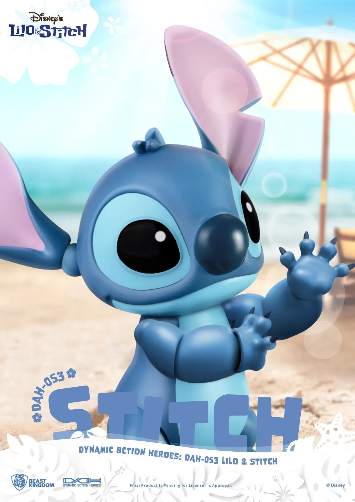 Beast Kingdom DAH-053 Disney Lilo & Stitch: Stitch 1:9 Scale Dynamic 8ction Heroes Action Figure