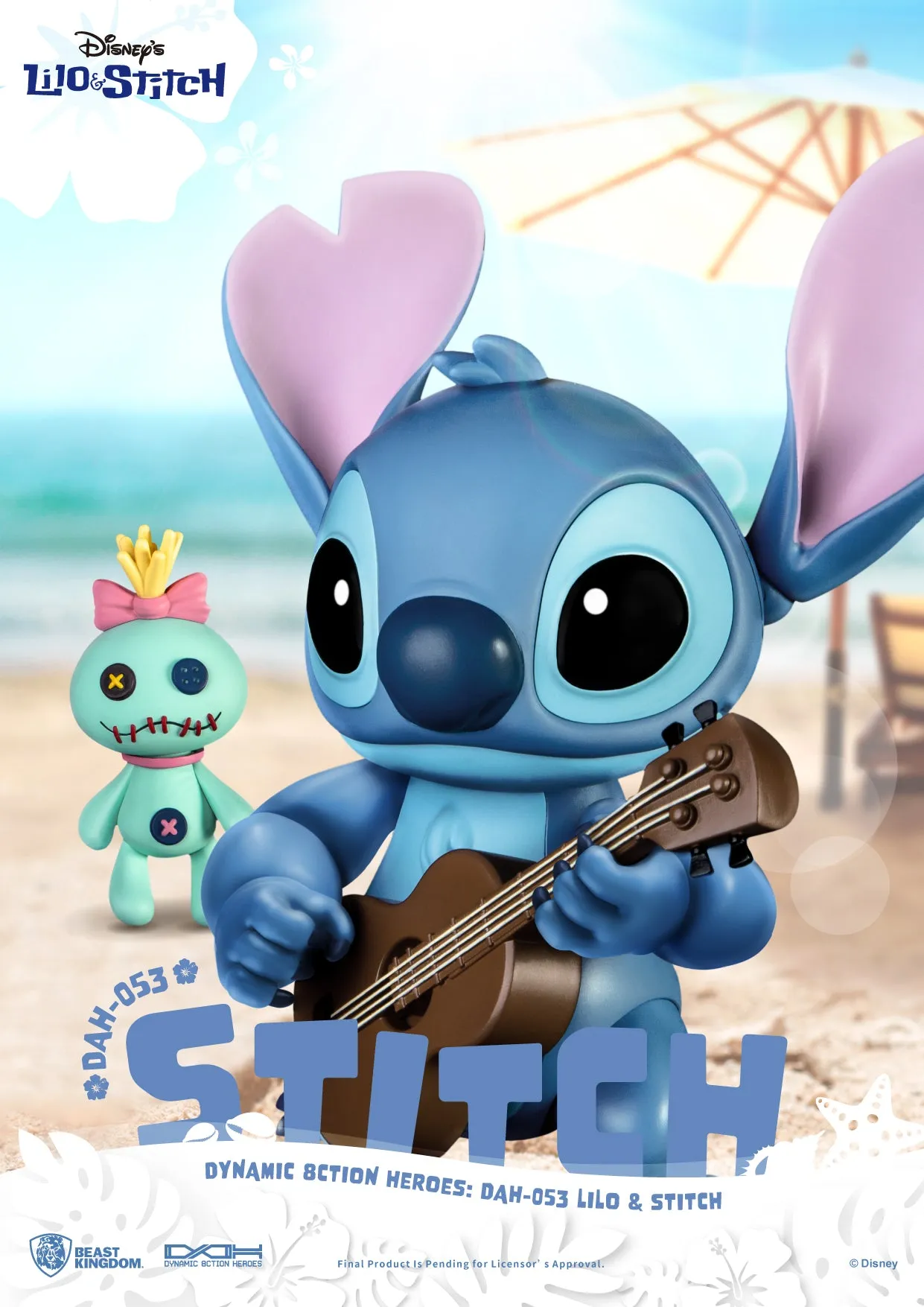 Beast Kingdom DAH-053 Disney Lilo & Stitch: Stitch 1:9 Scale Dynamic 8ction Heroes Action Figure