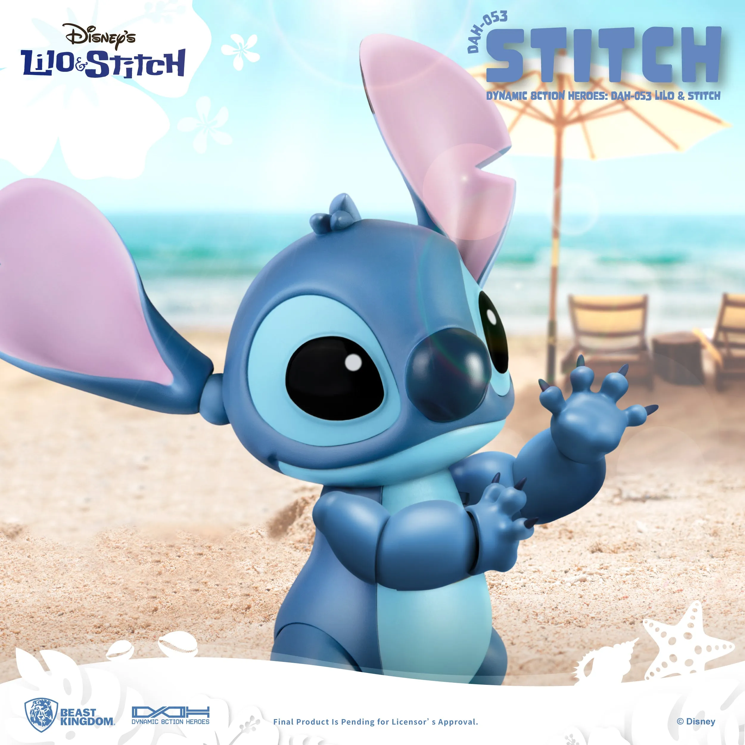 Beast Kingdom DAH-053 Disney Lilo & Stitch: Stitch 1:9 Scale Dynamic 8ction Heroes Action Figure