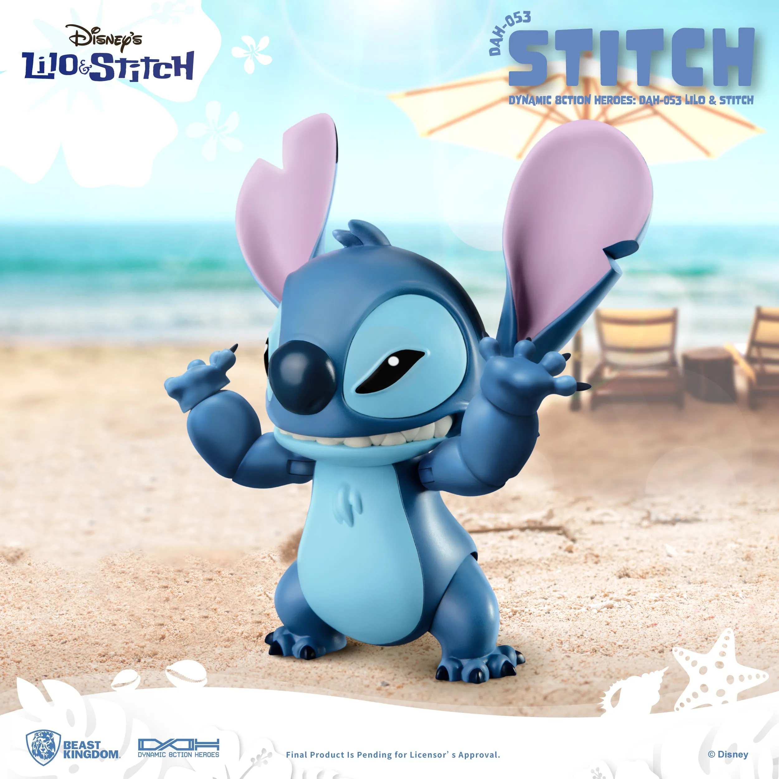 Beast Kingdom DAH-053 Disney Lilo & Stitch: Stitch 1:9 Scale Dynamic 8ction Heroes Action Figure