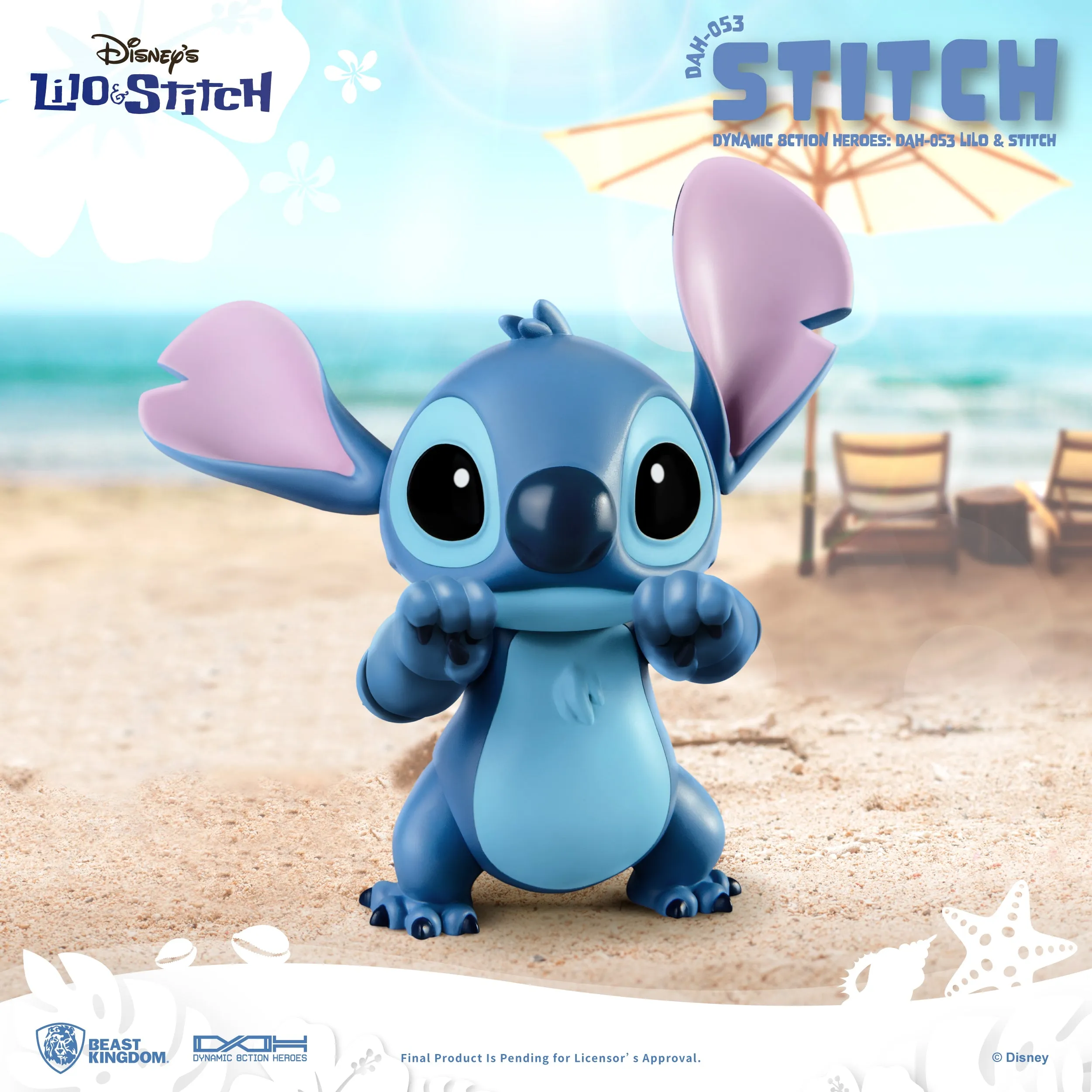 Beast Kingdom DAH-053 Disney Lilo & Stitch: Stitch 1:9 Scale Dynamic 8ction Heroes Action Figure