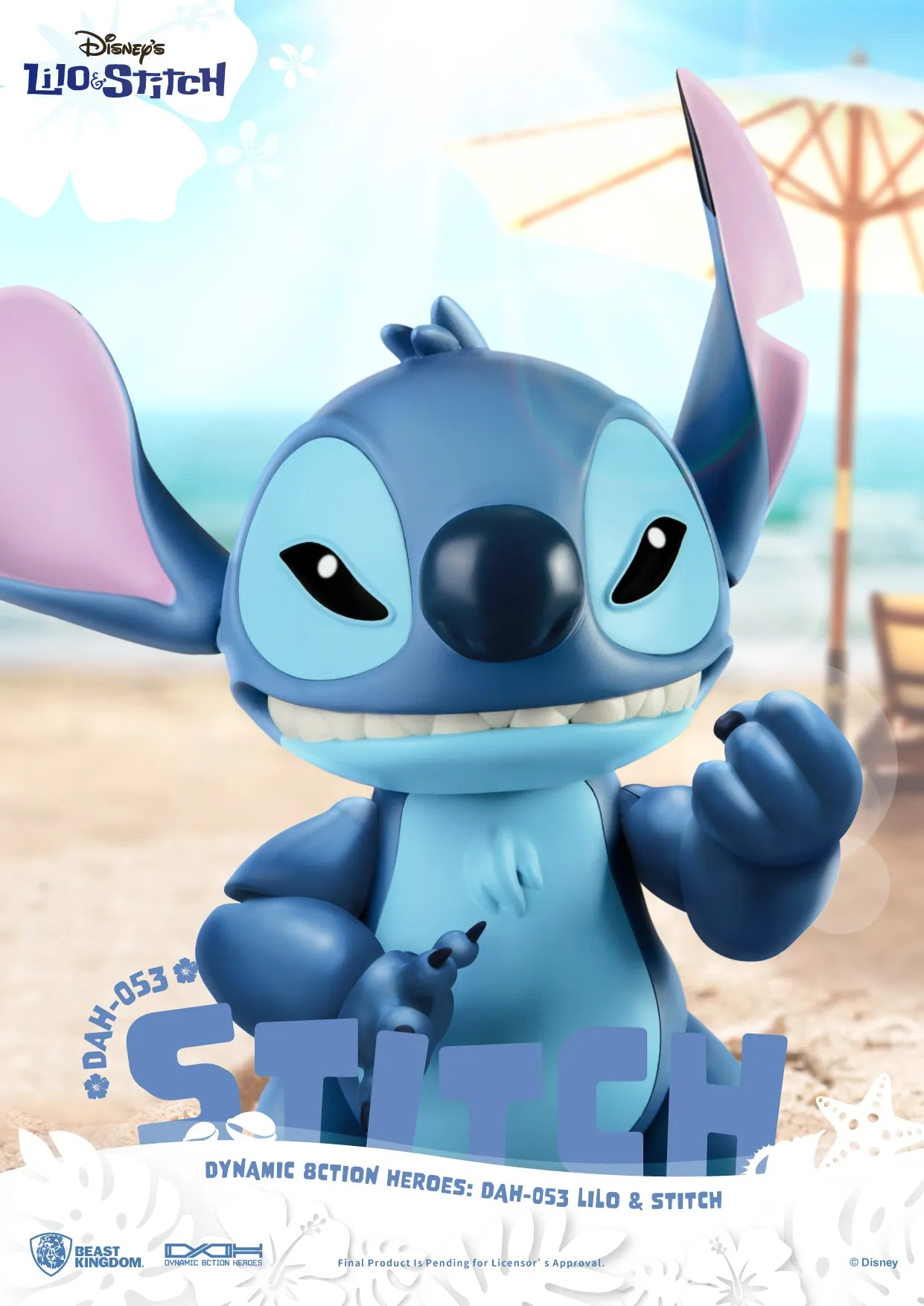 Beast Kingdom DAH-053 Disney Lilo & Stitch: Stitch 1:9 Scale Dynamic 8ction Heroes Action Figure