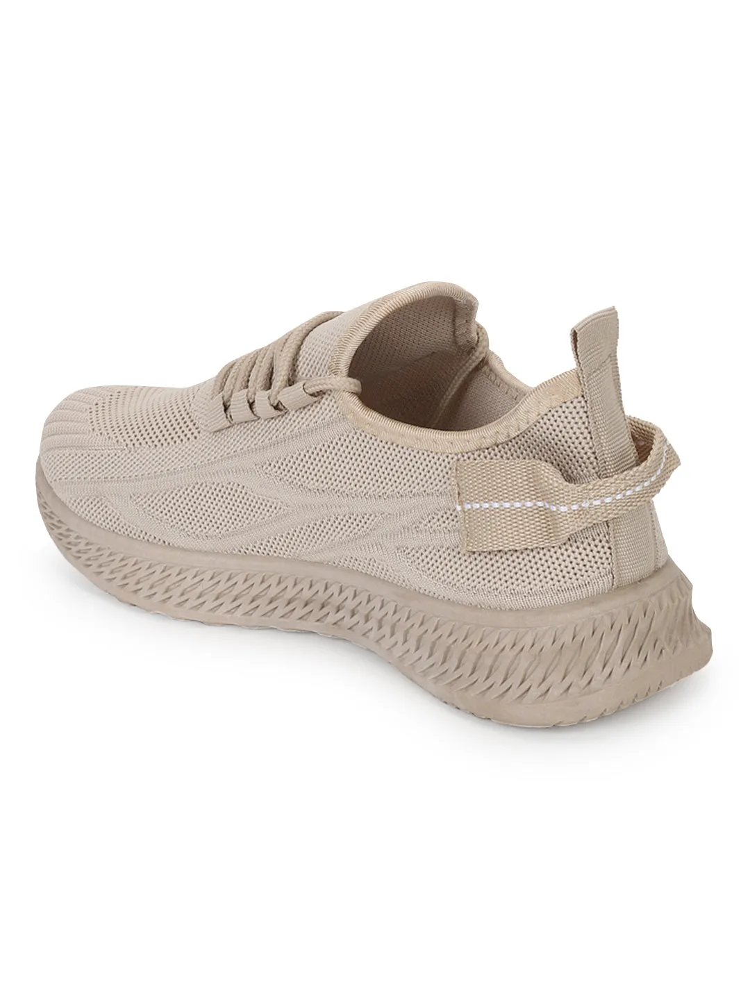 Beige Mesh Slip-On Sneakers (TC-RS3436-BEIG)