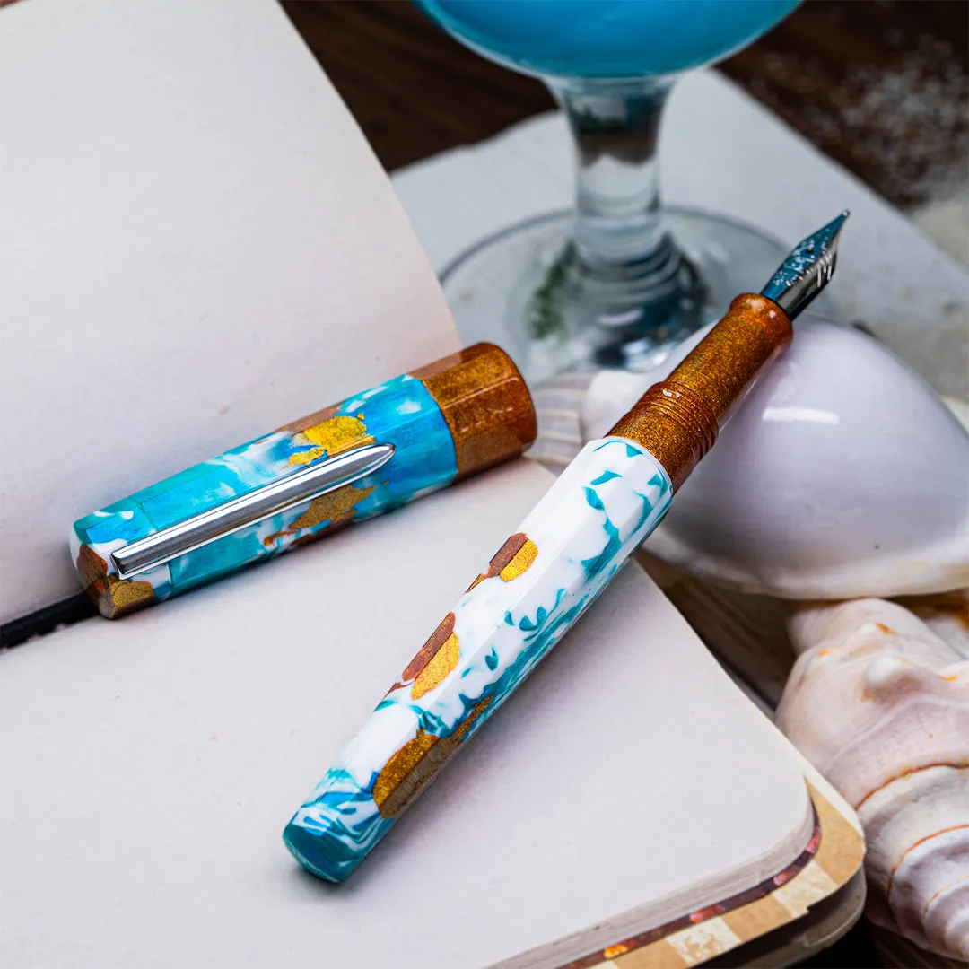 Benu Euphoria Fountain Pen Blue Hawaiian