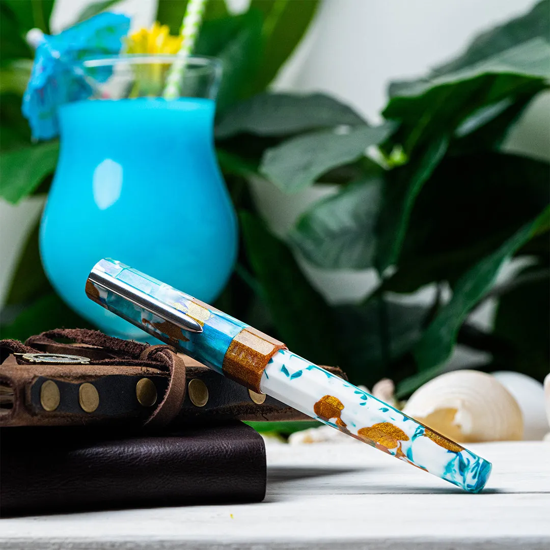 Benu Euphoria Fountain Pen Blue Hawaiian