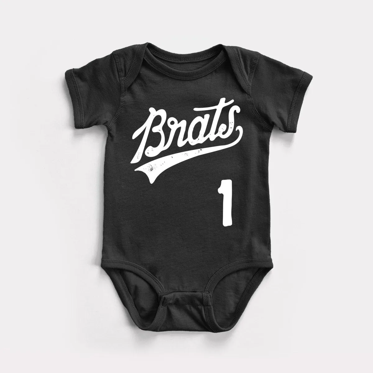 Brats Script Baby Bodysuit