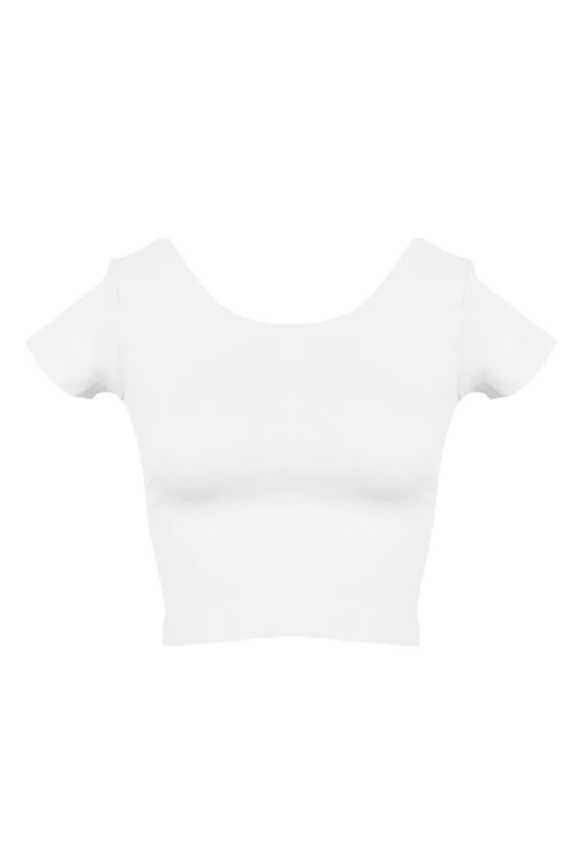 Cap Sleeve Crop Top