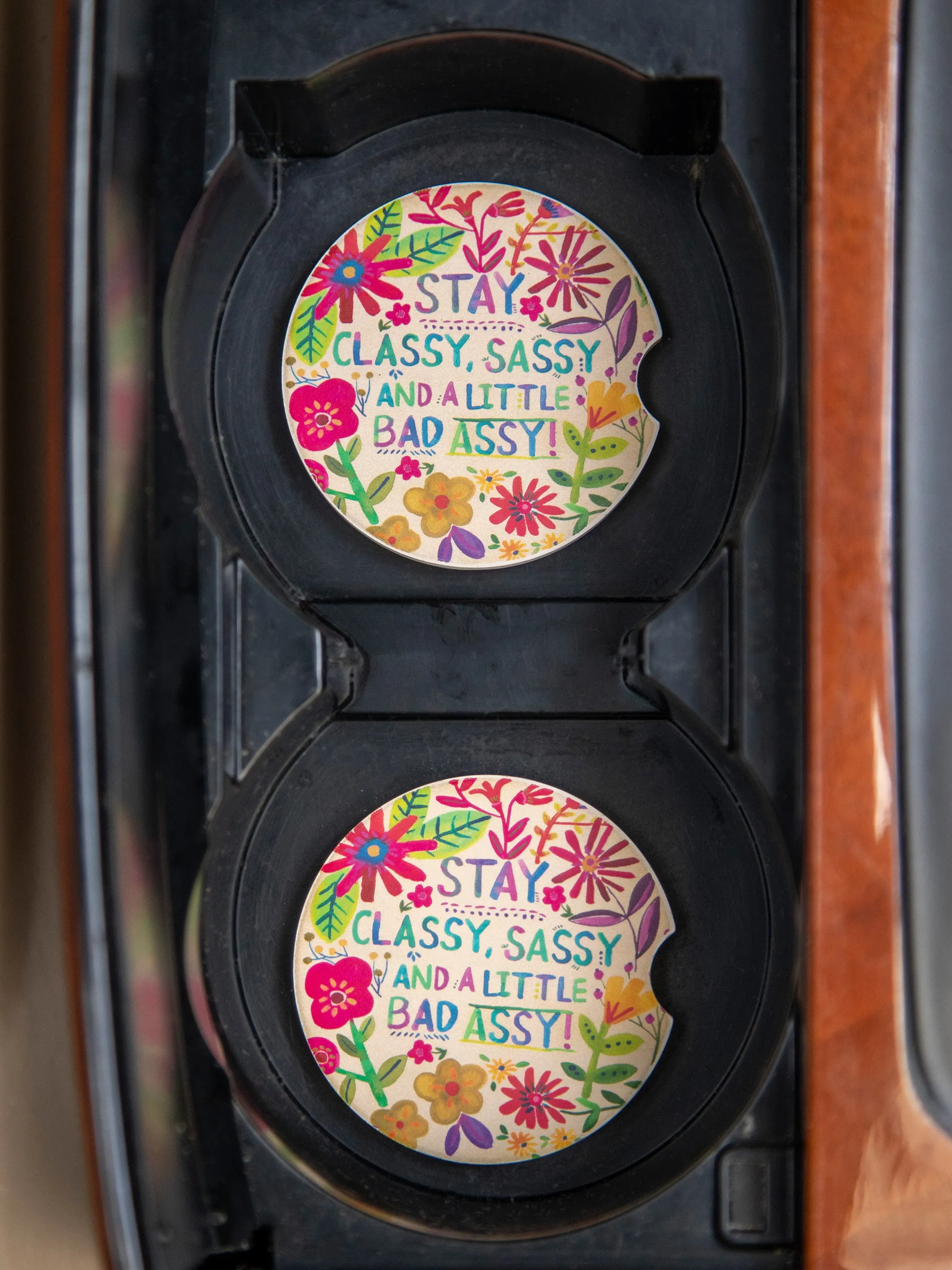 Car Coasters, Set of 2 - Classy Sassy