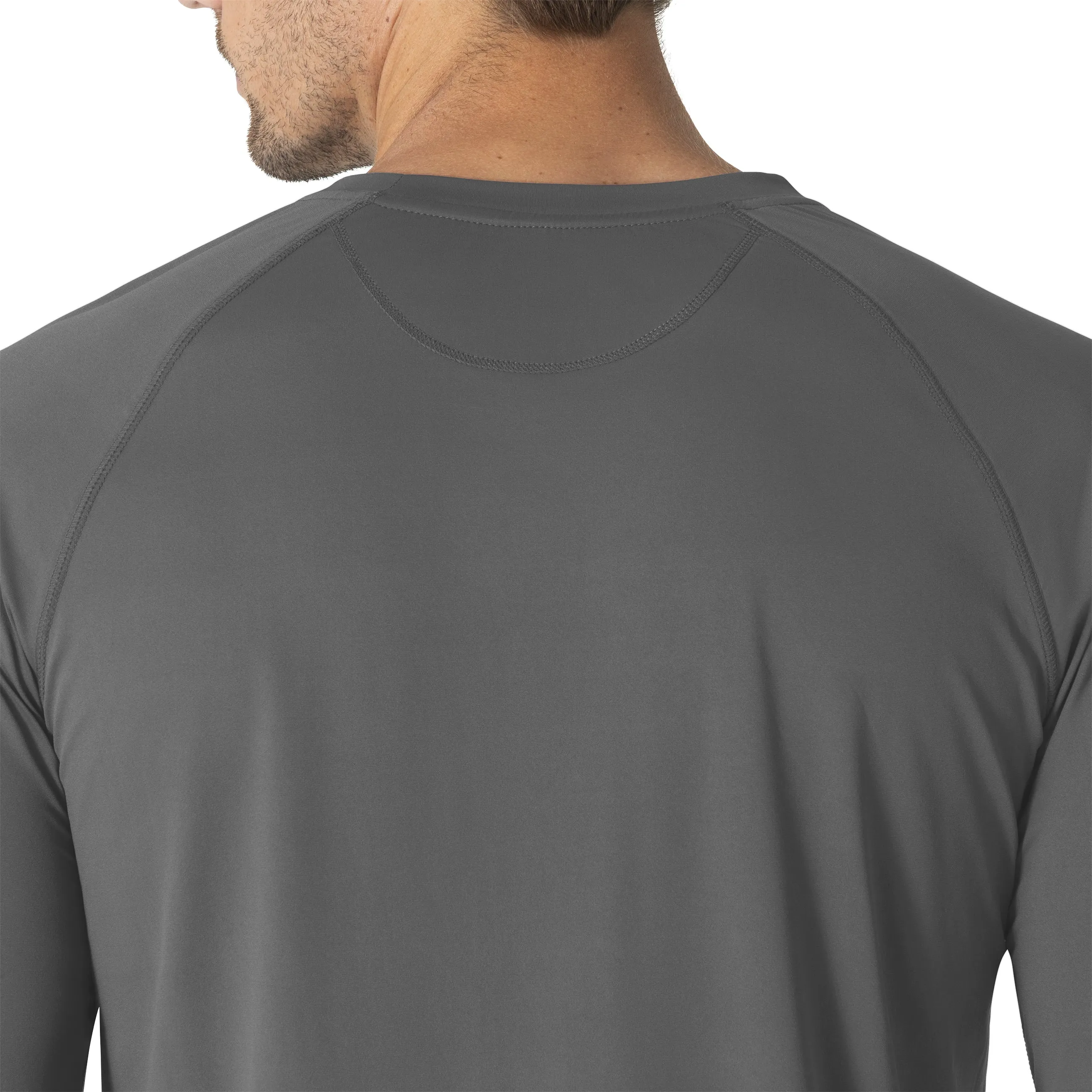 Carhartt Force Sub-Scrubs Men's Performance Long Sleeve Tee - Pewter