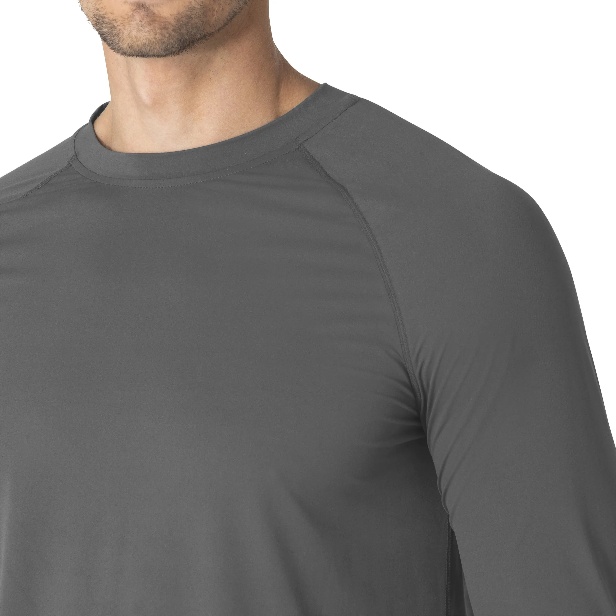 Carhartt Force Sub-Scrubs Men's Performance Long Sleeve Tee - Pewter