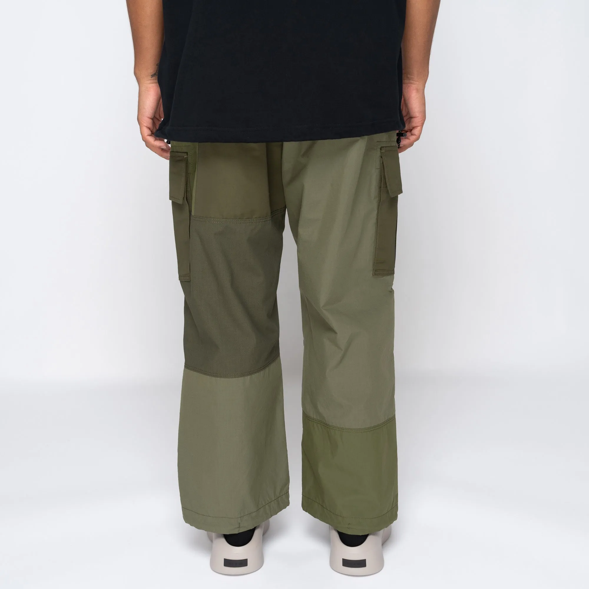 CdGH Cordura Patchwork Cargo Pant Olive HN-P010-051