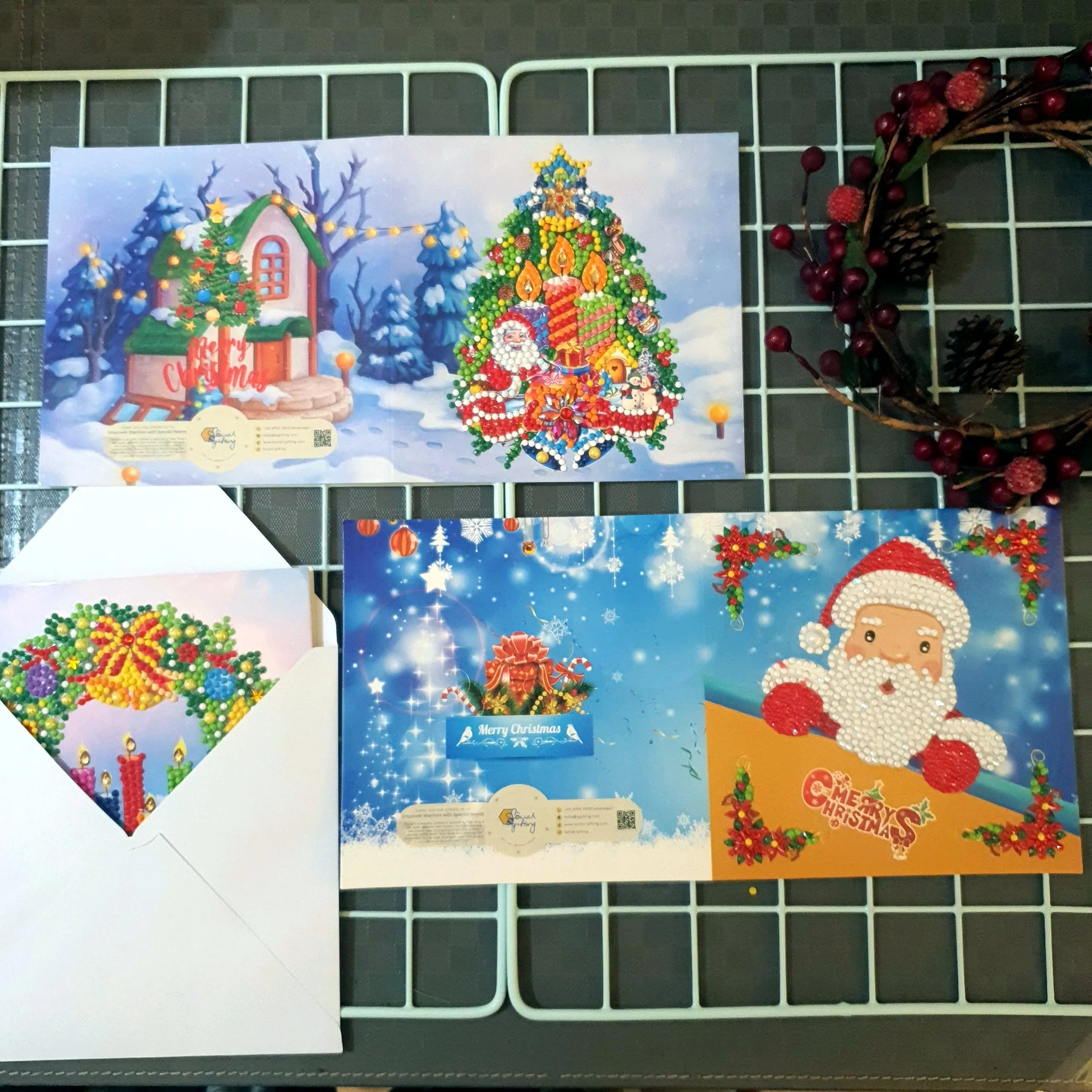 Christmas Diamond Art Greeting Card