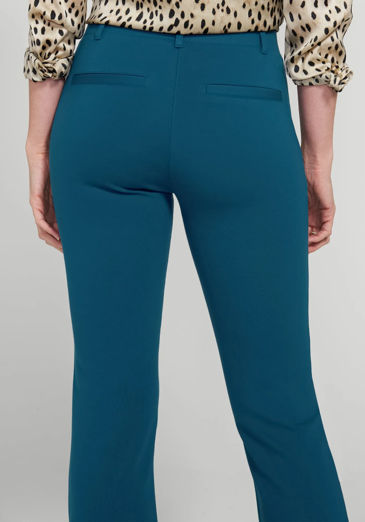 Classic Dress Pant Yoga Pant | Bootcut (Dark Ocean)