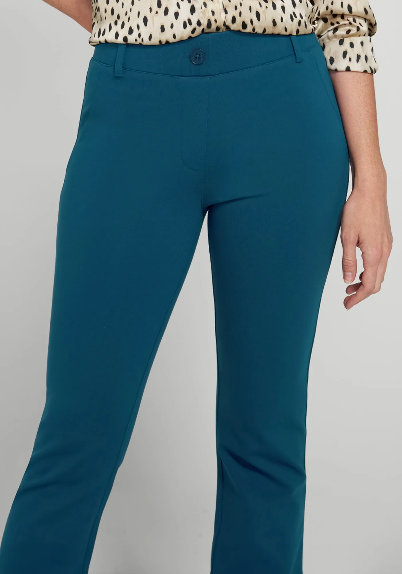 Classic Dress Pant Yoga Pant | Bootcut (Dark Ocean)