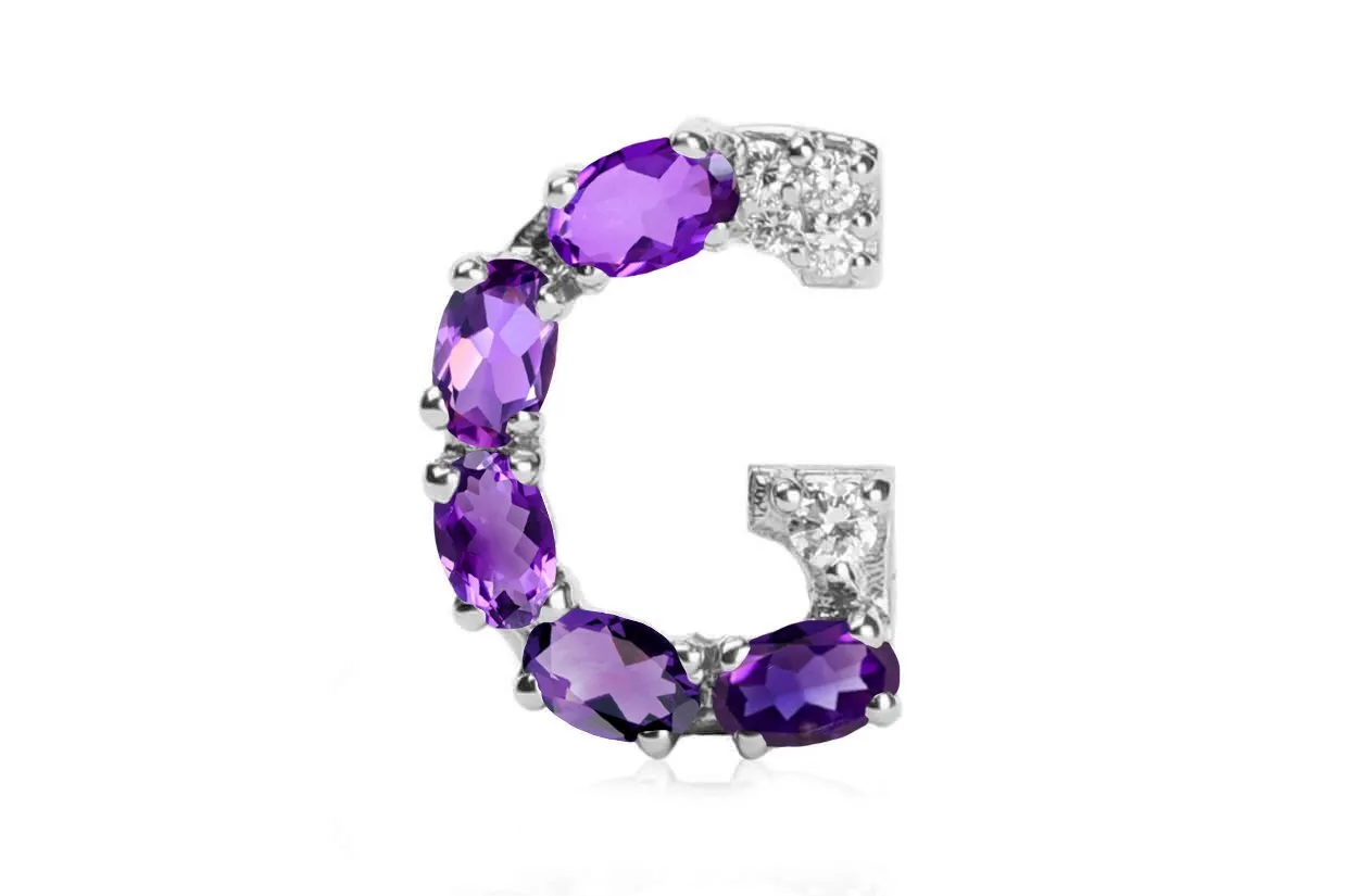 Cufflinks Letter G Initial 18kt Gold