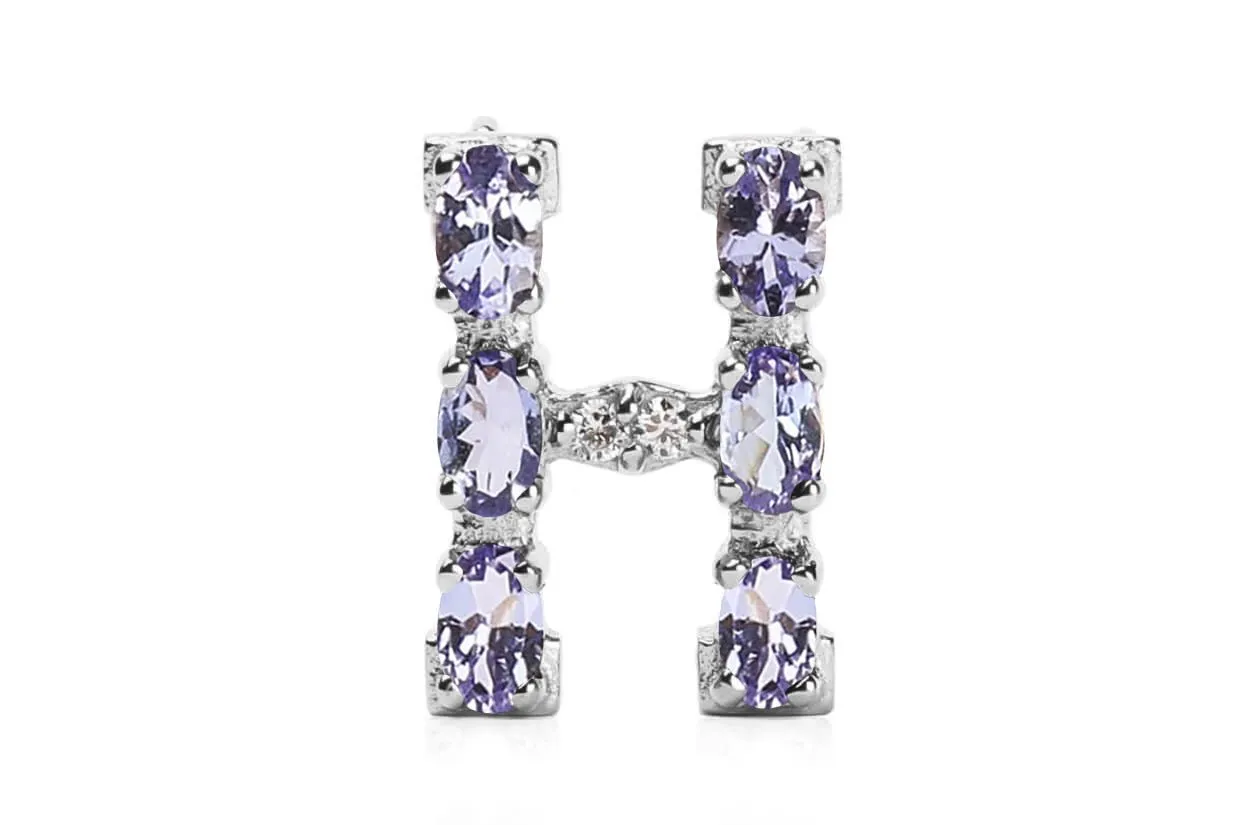 Cufflinks Letter H Initial 18kt Gold