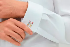 Cufflinks Letter N Initial 18kt Gold