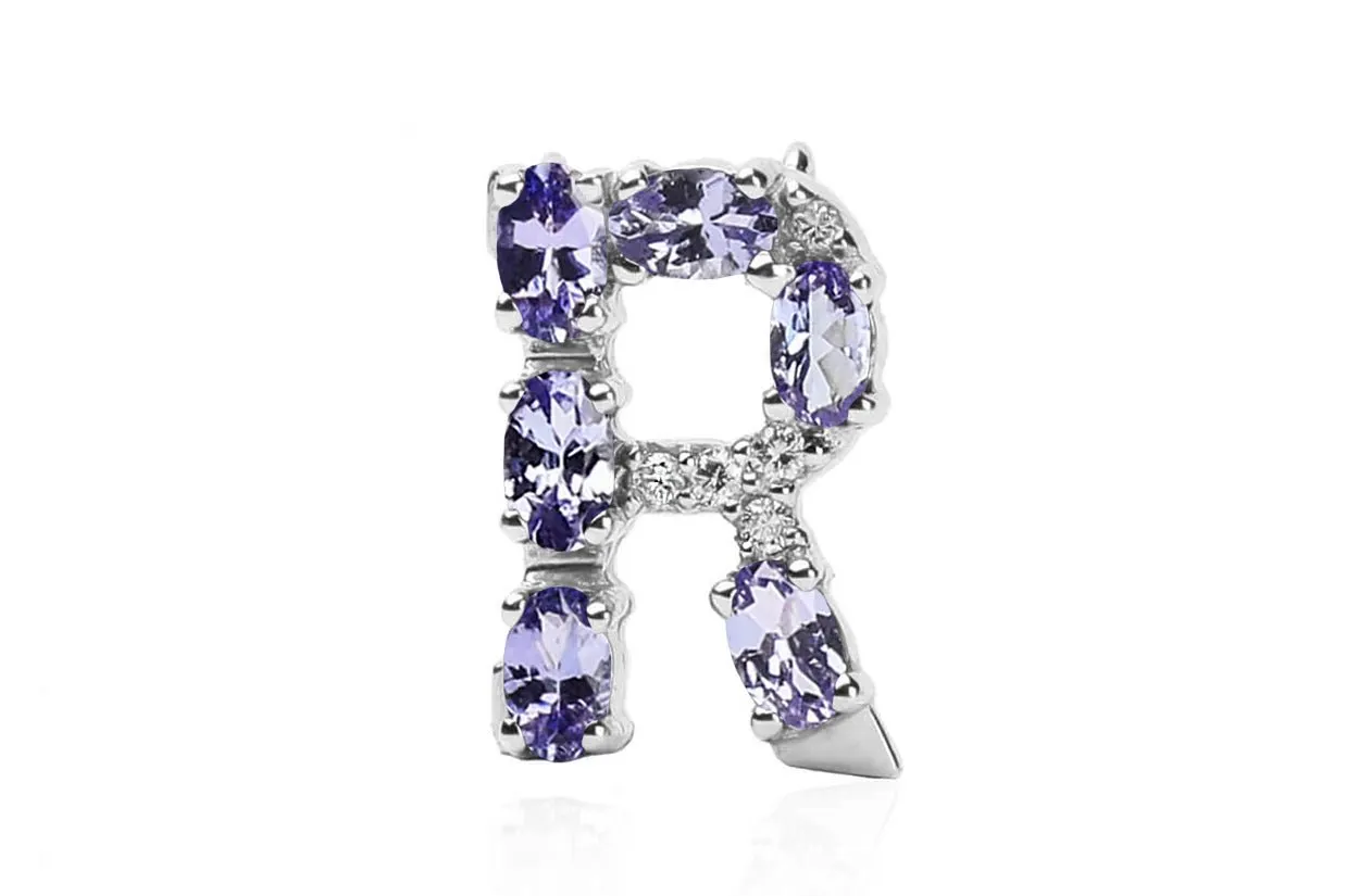 Cufflinks Letter R Initial 18kt Gold