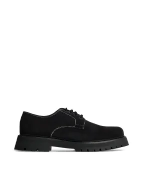 Derby Suede Shoe / Black