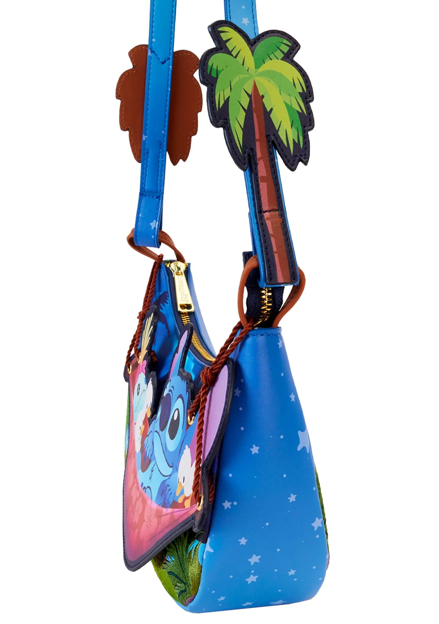 Disney Stitch Camping Cuties Hammock Crossbody Bag