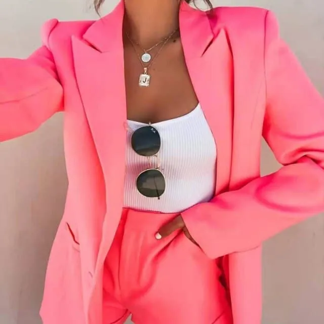 DressBetty - Women Office Blazer Two Piece