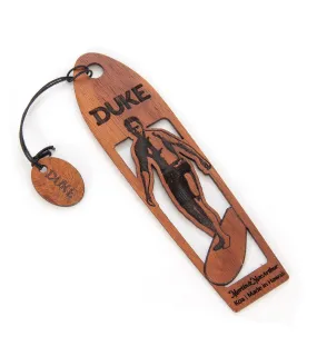 Duke Koa Bookmark - Duke Surfing