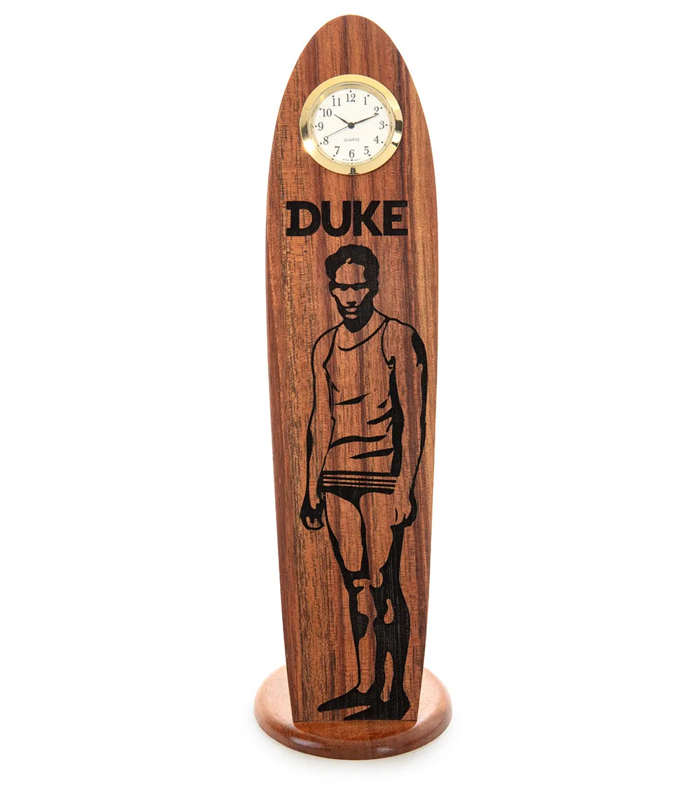 Duke Koa Surfboard Clock – Standing