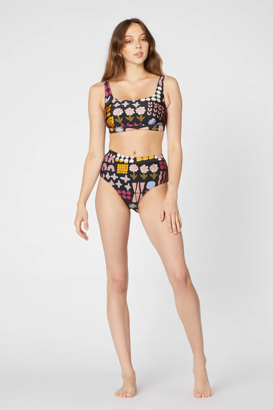 Elsie Patchwork Bikini Bottom