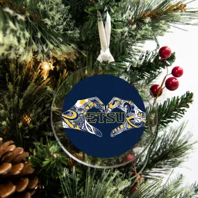 ETSU Bucs - Kelsey Montague ETSU Ornament & Bag Tag