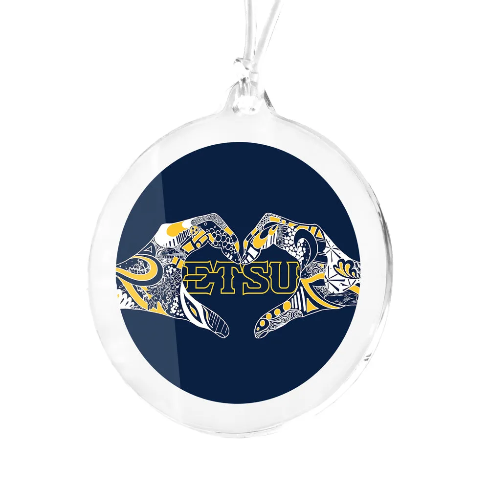 ETSU Bucs - Kelsey Montague ETSU Ornament & Bag Tag