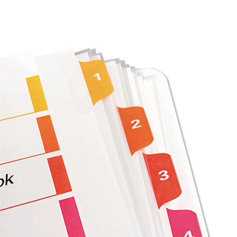 Extra-Wide Ready Index Dividers w/ Multicolor Tabs, 10-Tab, Letter (set of 10)