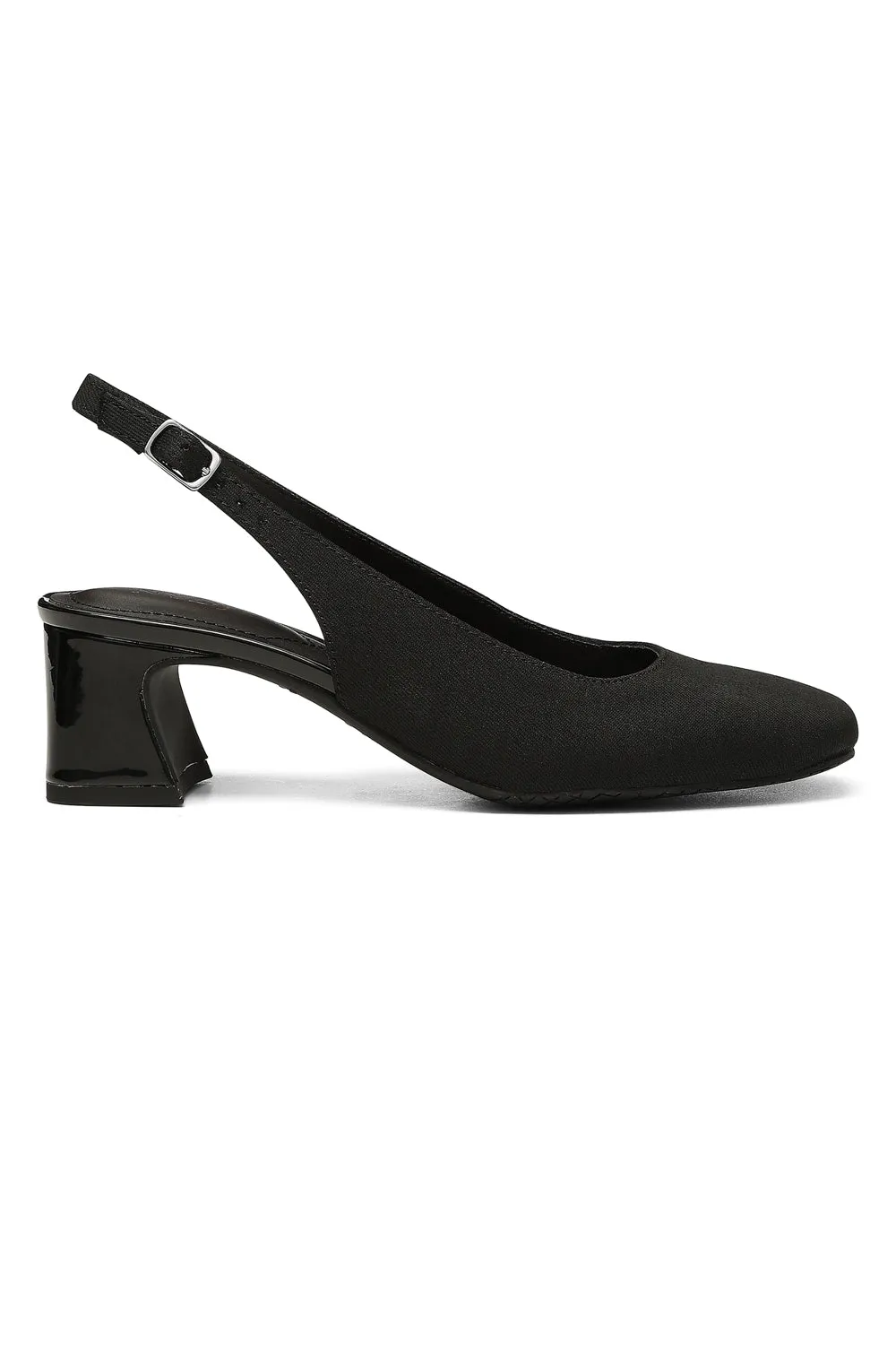 Faelynn Slingback Heels - Black