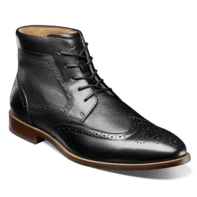 Florsheim RUCCI Wingtip Black Lace Up Boots