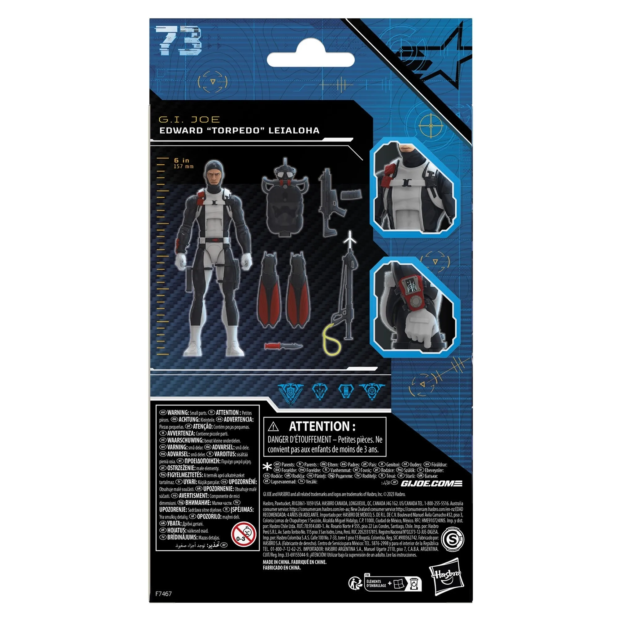 G.I. Joe Classified Series Edward “Torpedo” Leialoha, 73 - Presale