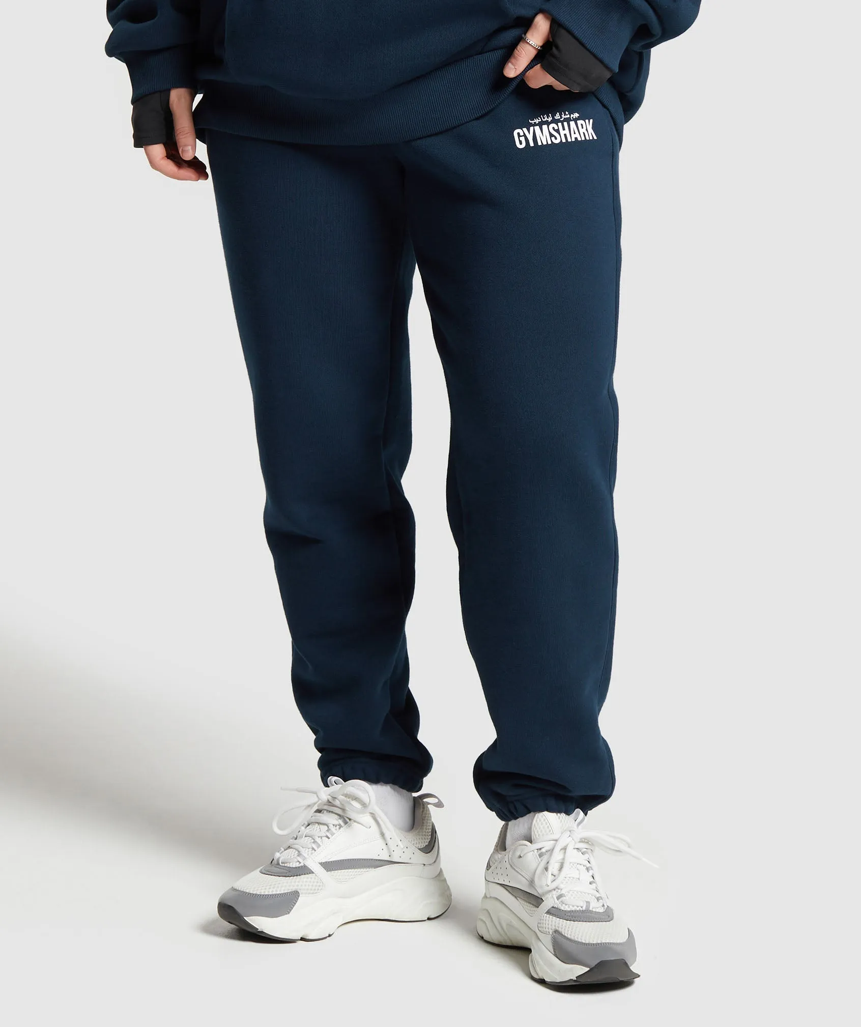 GS X Leana Deeb Oversized Joggers - Navy