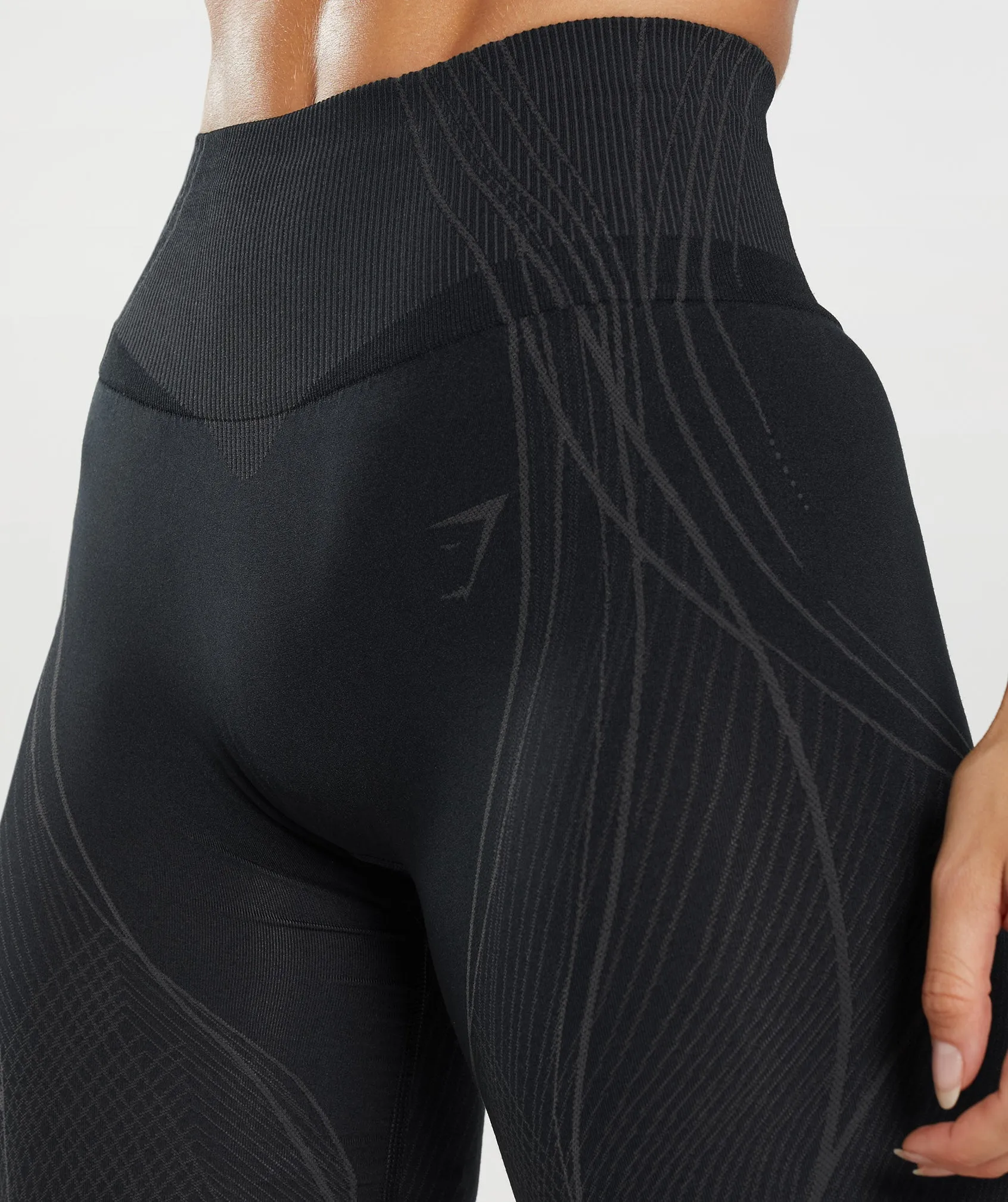 Gymshark Apex Seamless Shorts - Black/Onyx Grey