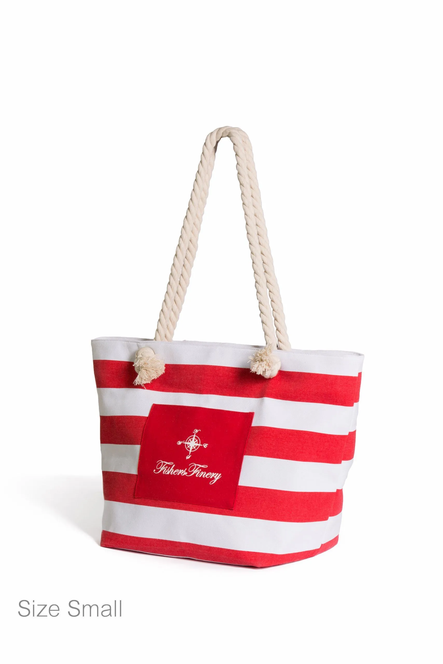 Heavy Canvas Beach Bag - Water Resistant Lining