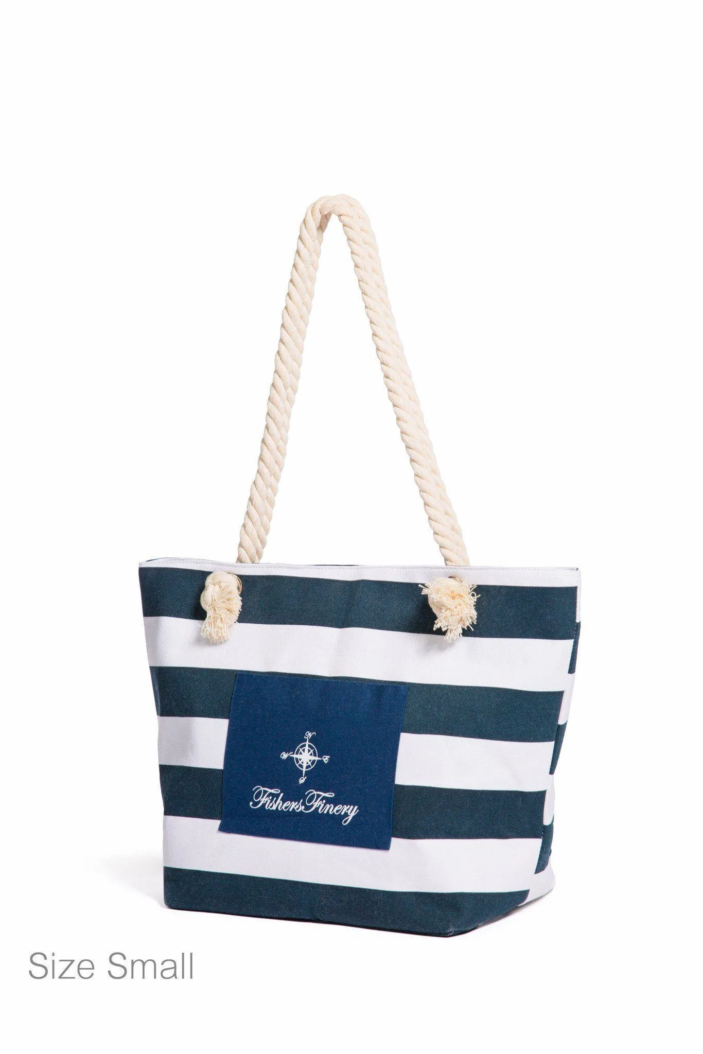 Heavy Canvas Beach Bag - Water Resistant Lining