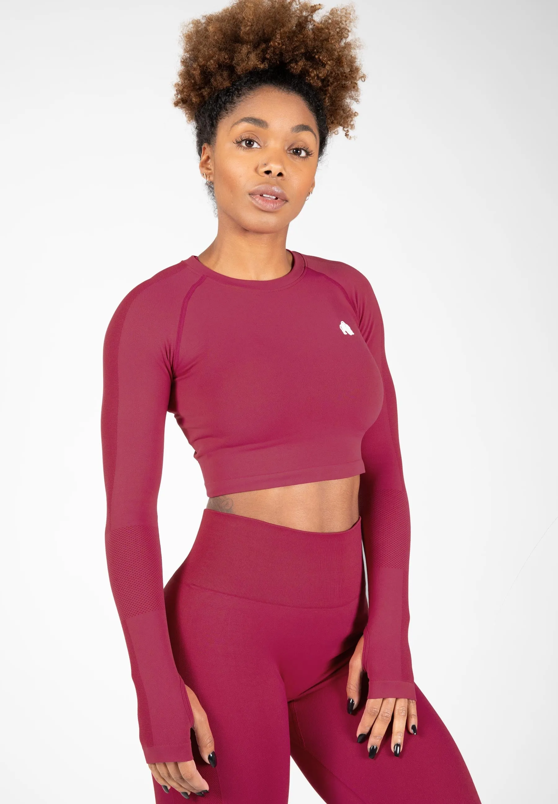 Hilton Seamless Long Sleeve - Fuchsia